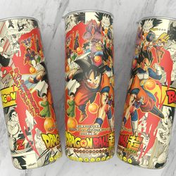 anime demon slayer tumbler, anime manga panel collage wallpaper skinny tumbler, anime sublimation wrap skinny tumbler