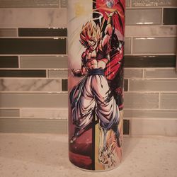 anime demon slayer tumbler, anime manga straight skinny glitter tumbler, anime sublimation wrap skinny glitter tumbler