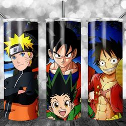 anime girl brown hair tumbler, anime girl brown hair skinny tumbler