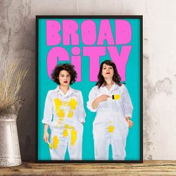 movie poster, film poster, broad city poster, wall art, wall decor, prints, home decor, wild city shenanigans wall decor