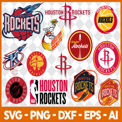 houston rockets bundle svg, sport svg, nba bundle svg