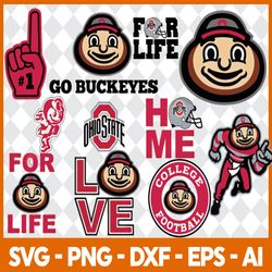 ohio state buckeyes bundle sport svg, sport svg, ncaa bundle svg