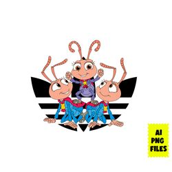 a bug's life adidas png, adidas logo png, a bug's life png, cartoon adidas png, cartoon png, ai digital file
