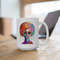 Black Woman Mug, Black Queen Afro Melanin Mug, Black Juneteenth Girl Mug, Black Queen Coffee and Tea Mug, Mother's Day Black Mom Gift Mug - 3.jpg