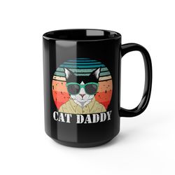 cat daddy mug, cat owner men mug, cat dad mug, fathers day gift mug, cute cat daddy m