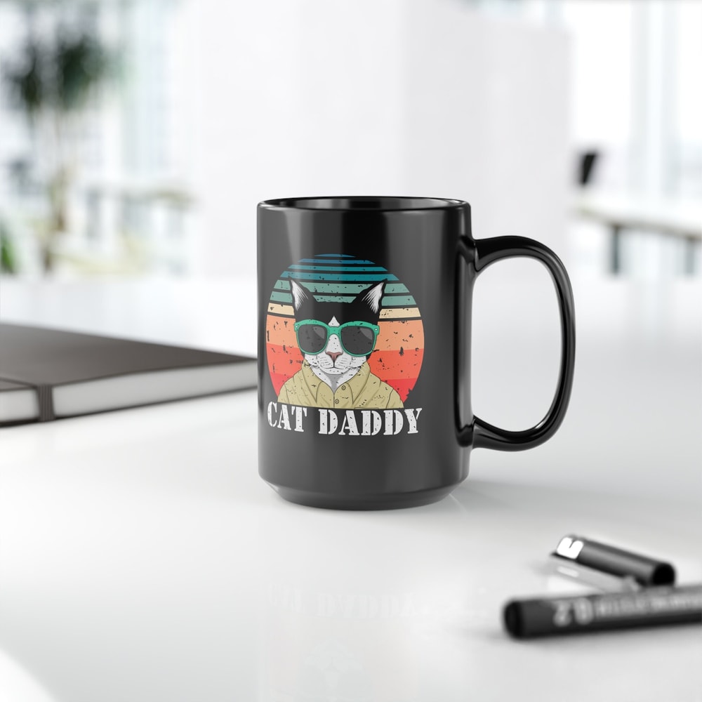 Cat Daddy Mug, Cat Owner Men Mug, Cat Dad Mug, Father's Day Gift Mug, Cute Cat Daddy Mug, Cat Dad Coffee Mug, Cat Father Ceramic Mug - 5.jpg