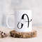 Floral Alphabet Mug, Custom Alphabet Gift Mug, Woman Gift Mug, Ceramic Mug, Personalized Alphabet Mug, Coffee Mug, Initial Mug, Letter Mug - 1.jpg