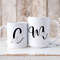 Floral Alphabet Mug, Custom Alphabet Gift Mug, Woman Gift Mug, Ceramic Mug, Personalized Alphabet Mug, Coffee Mug, Initial Mug, Letter Mug - 3.jpg