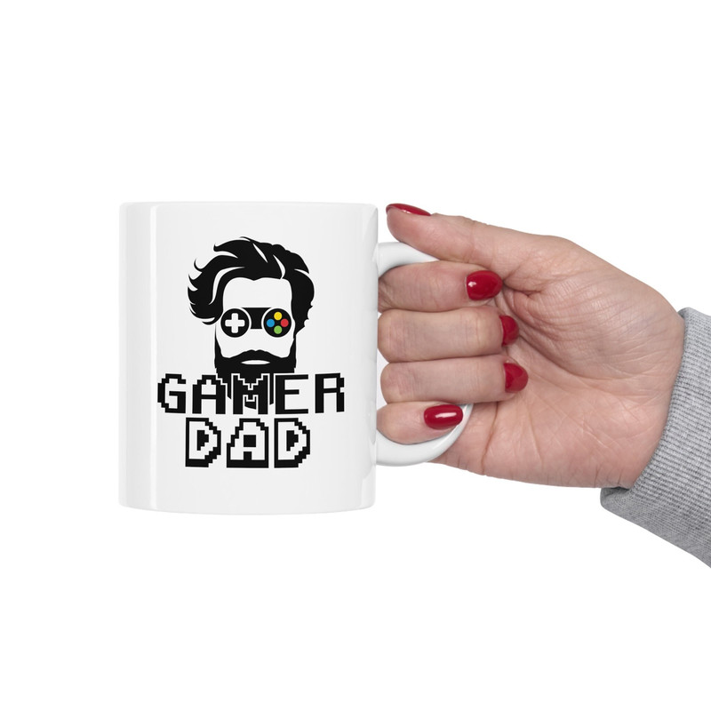 Gamer Dad Mug, Gaming Dad Gift Mug, Father's Day Gamer Dad Gift Mug, Gamer Dad Coffee Mug, Funny Gamer Dad Ceramic Mug - 1.jpg