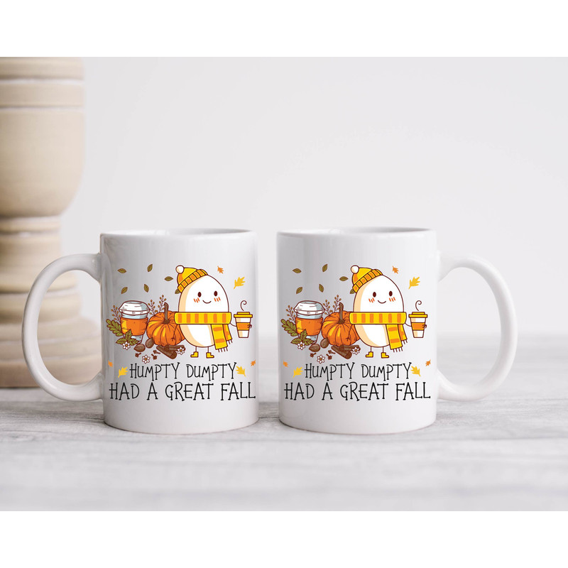 Humpty Dumpty Had a Great Fall Mug, Humpty Fall Coffee Mug, Fall Ceramic Mug, Fall Vibes Mug, Fall Teacher Gift Mug - 5.jpg