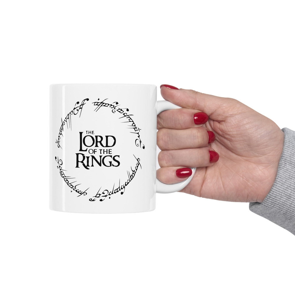 Lord of Rings Mug, Lord Ceramic Mug, Lord of Rings Fan Mug, Father's Day Gift Mug, Lord Coffee Mug - 1.jpg
