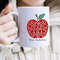 Personalized Apple Mug, Teacher Mug, Back to School Mug, Custom Teaching Mug, Kindergarten Teacher Mug, Custom Teacher Mug, Teacher Gift Mug - 3.jpg