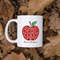 Personalized Apple Mug, Teacher Mug, Back to School Mug, Custom Teaching Mug, Kindergarten Teacher Mug, Custom Teacher Mug, Teacher Gift Mug - 4.jpg