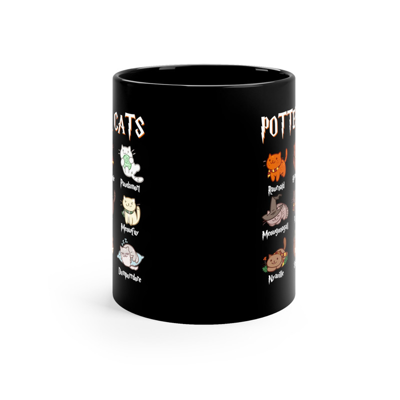 Potter Cats Mug, Harry Pawter Kitten Mug, Funny Gift for Cat Lover Mug, Catty Potter Gift Ceramic Mug, Famous Movie Mug - 5.jpg