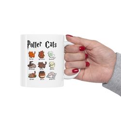 potter cats mug, harry pawter kitten mug, funny gift for cat lover mug, catty potter