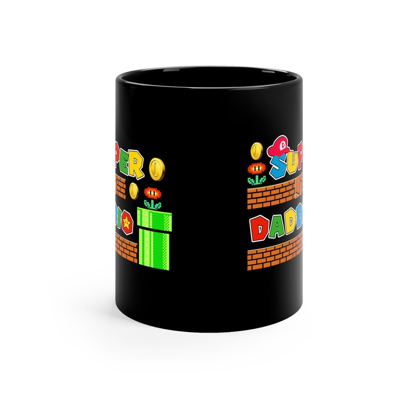 Super Daddio Mug, Funny Gamer Dad Mug, Father's Day Gift Mug, Super Dad Gift Mug, Gamer Daddy Mug, Father's Day Mug, Birthday Gift Dad Mug - 4.jpg