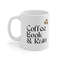 Coffee, books and rain coffee mug, ceramic tea cuppa with cute love design, gifts for her, personalized gifts - 3.jpg