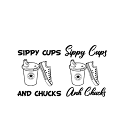 sippy cups and chucks cute shirt toddler, little boy, little girl, summer cool kid svg and png for cricut & shirts