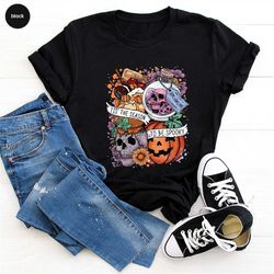 halloween t shirt, spooky season tshirt, spooky vibes t shirt, pumpkin shirt, halloween party shirt, halloween gifts, fu