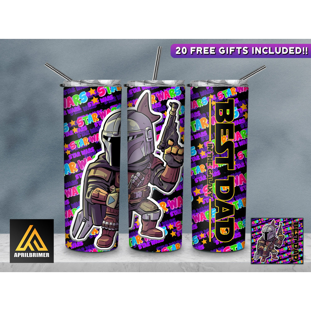 Best Dad In The Galaxy Tumbler, Best Dad In The Galaxy Skinny Tumbler, Anime Manga Connections Tumbler.png