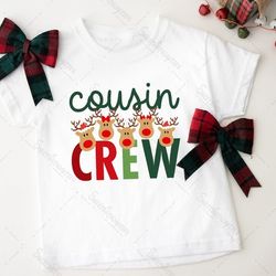 christmas cousin crew shirt, xmas cousins shirts, christmas custom shirts, christmas matching shirts, christmas gift sh