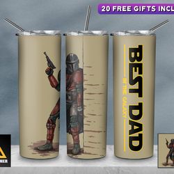 best dad in the galaxy tumbler, best dad in the galaxy skinny tumbler, best dad skinny tumbler