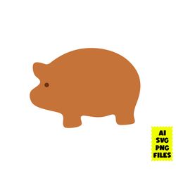 pig svg, concha hello kitty svg, hello kitty svg, kawaii kitty svg, cat svg, cartoon svg, ai digital file