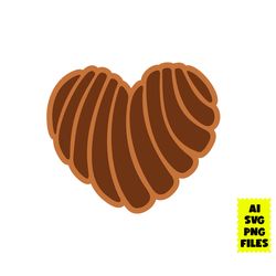 herat svg, concha hello kitty svg, hello kitty svg, kawaii kitty svg, cat svg, cartoon svg, ai digital file