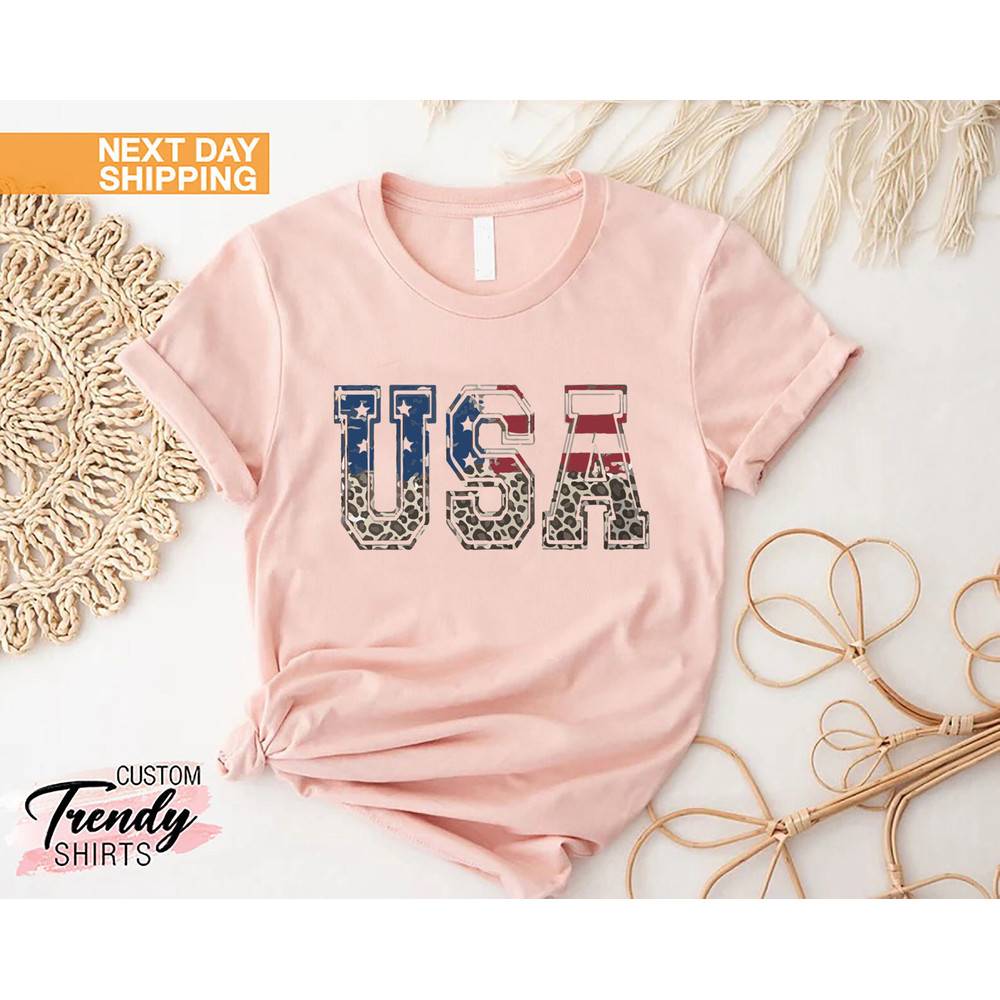 USA Shirt Women, 4th of July Gift for Women, Patriotic Women Gift, USA Flag Shirt, American Women Shirt, America Flag T-shirt, Freedom USA - 1.jpg