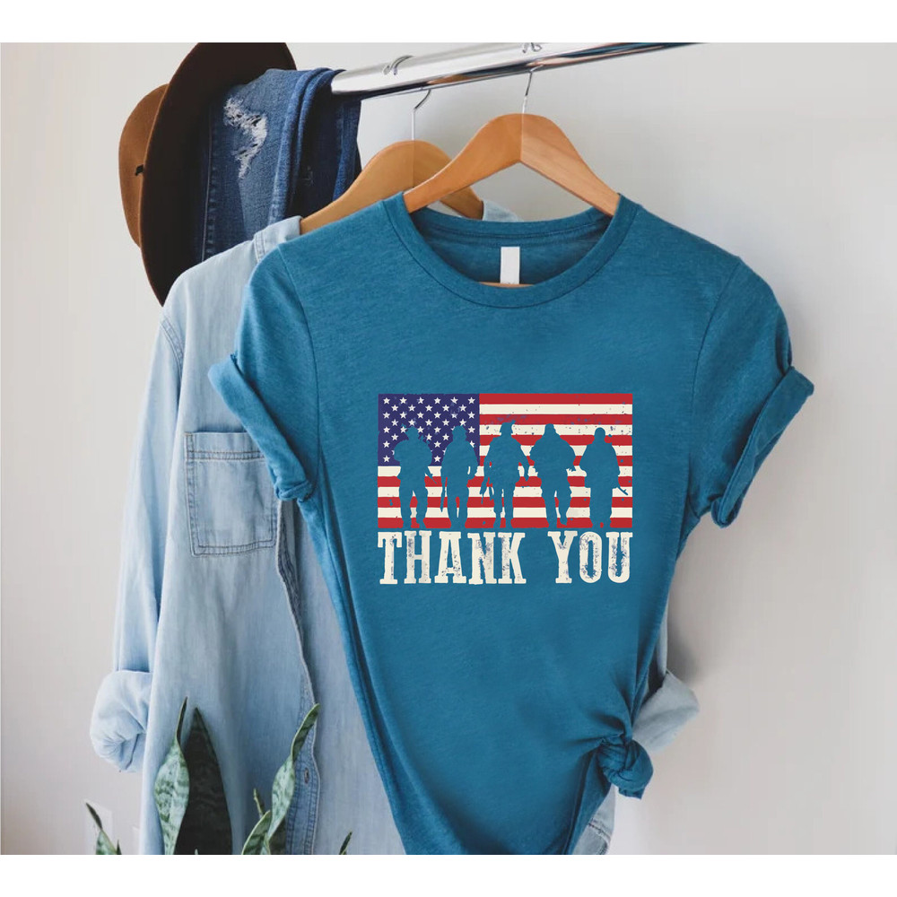 Veteran Day Shirt, Patriotic Womens Mens Shirt, Veteran Gift, Thank You Veterans Shirt, American Flag Shirt, Memorial Day Shirt, Army Shirt - 4.jpg