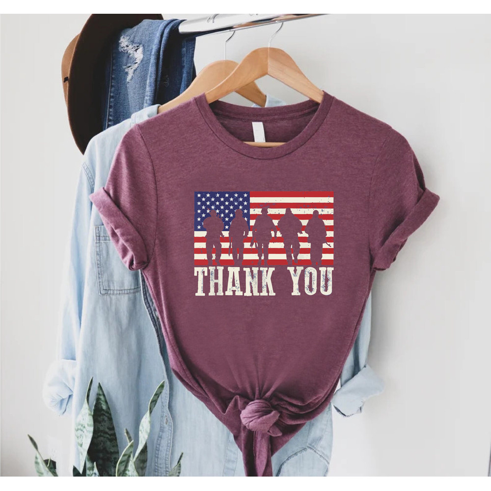 Veteran Day Shirt, Patriotic Womens Mens Shirt, Veteran Gift, Thank You Veterans Shirt, American Flag Shirt, Memorial Day Shirt, Army Shirt - 9.jpg