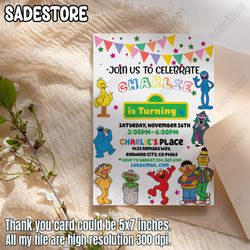 editable birthday invitation | for boy and girl kids invitation | birthday invitation, template editable-printable