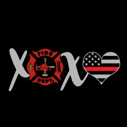 xoxo,heart,firefighter svg,eps,dxf,png file