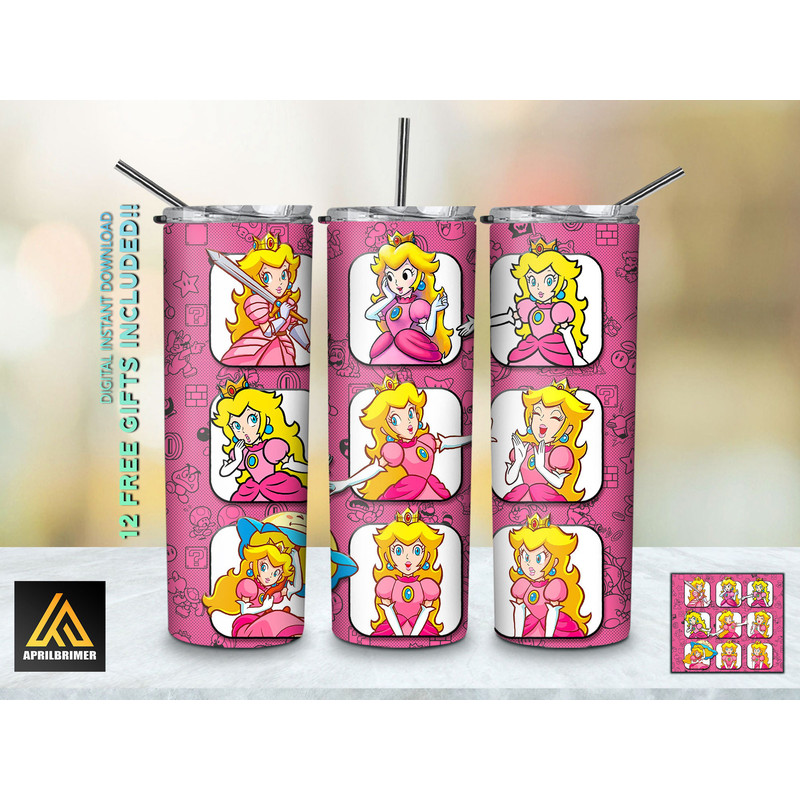 Game Characters Tumbler, Game Characters Skinny Tumbler, Gaming Is Life Tumbler.png