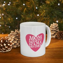 mom mommy mama mother ceramic mug 11oz, 15oz, gift mug for mothers day, mug gift