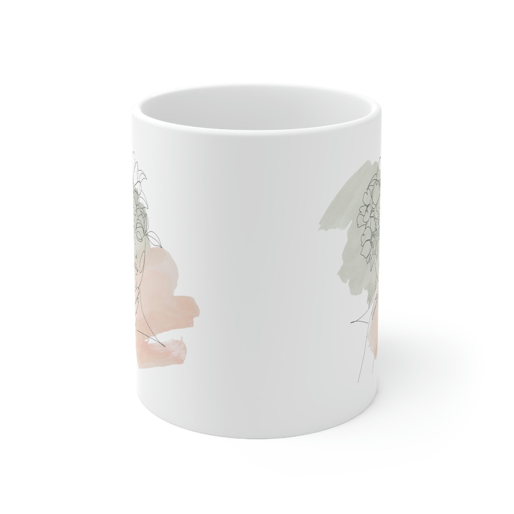 Woman Art Ceramic Mug 11oz, Gift Mug 11oz, Art Ceramic Mug 11oz - 2.jpg