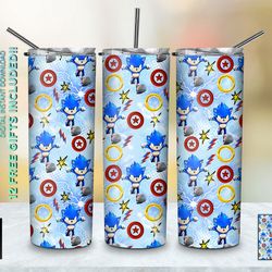 sonic tumbler, sonic skinny tumbler, sonic game tumbler