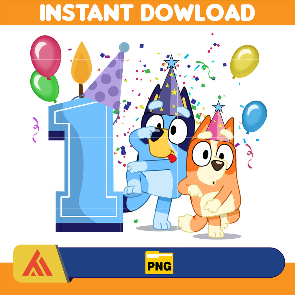 Bluey Birthday 1-9 Years Old PNG Download, Bluey & Bingo Birthday PNG, Bluey Birthday Party PNG, Birthday Girl And Birthday Boy Design (1).jpg