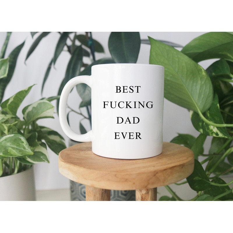 Best Fucking Dad Ever Mug, Father's Day Gift, Funny Dad Gifts, Cute Father's Day Mug, Birthday Gift for Dad, Dad Large Coffee Mug, Gag Gift - 2.jpg