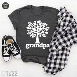 Custom Family Tree Shirt, Mother/Father Family Heart Tree With All Grandkids/Children Names T-Shirt, Personalized Shirt,