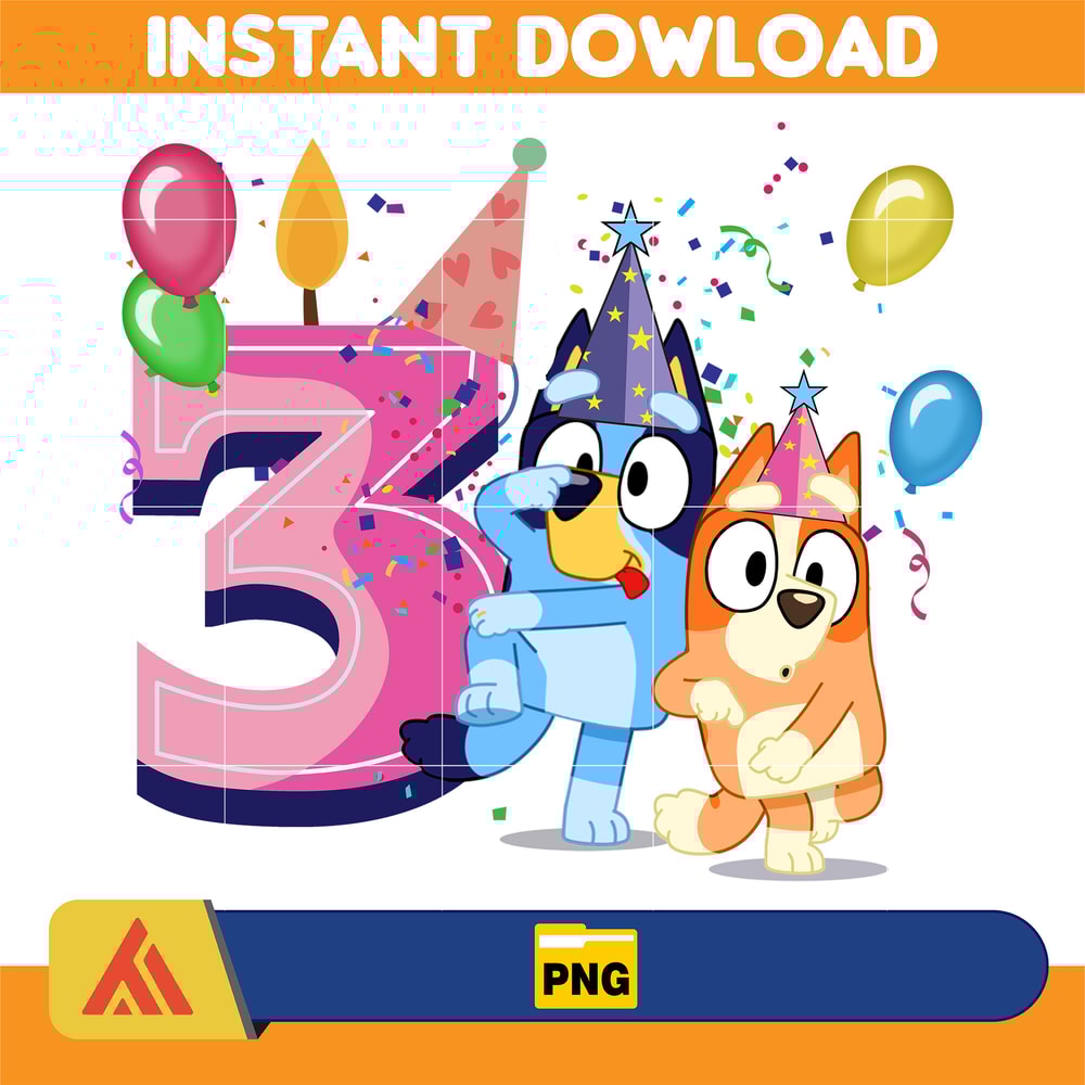 Bluey Birthday 1-9 Years Old PNG Download, Bluey & Bingo Birthday PNG, Bluey Birthday Party PNG, Birthday Girl And Birthday Boy Design (6).jpg