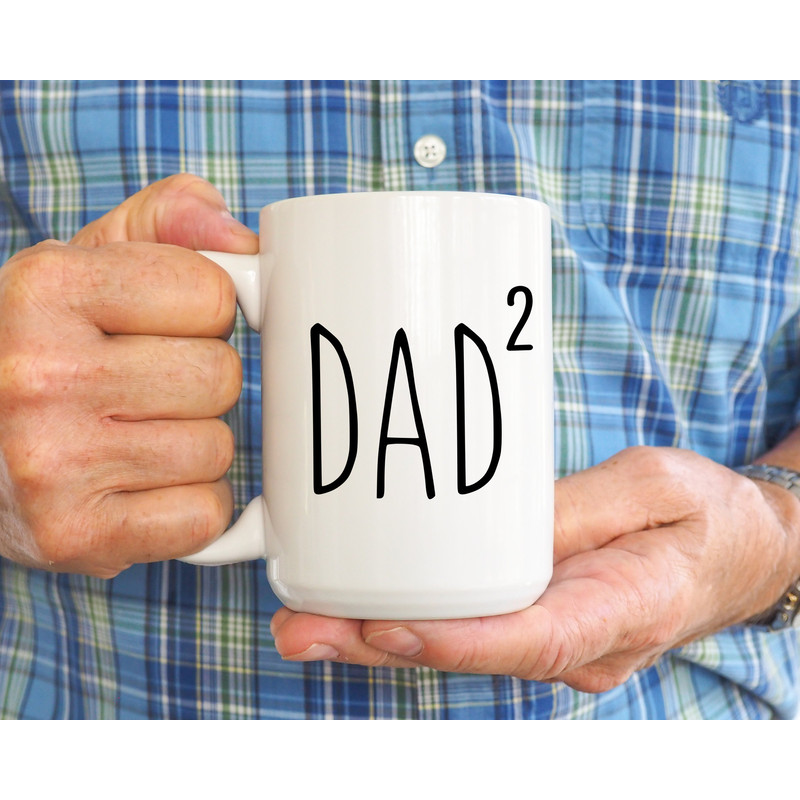 Dad of Two Mug, Father of Two, Gift For Dad, Funny Dad 2 Mug, Daddy Mug, Best Dad Ever, Fathers Day Mug, Present, 1st Fathers Day Gift - 2.jpg