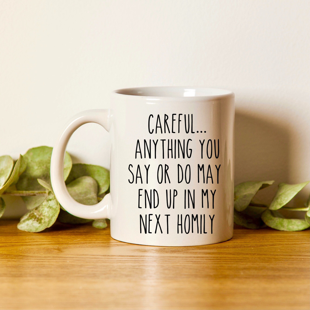 Deacon Gift, Pastor Gift, Priest Gift, Ordination Gift, Deacon Mug, Homily Mug, Deacon Thank You, Coffee Cup, Gift For Priest - 1.jpg