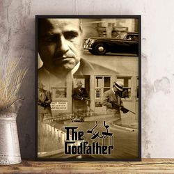 movie poster, film poster, the godfather poster, wall art, wall decor, prints, home decor, the godfather returns wall