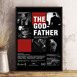 movie poster, film poster, the godfather poster, wall art, wall decor, prints, home decor, rise of a godfather wall