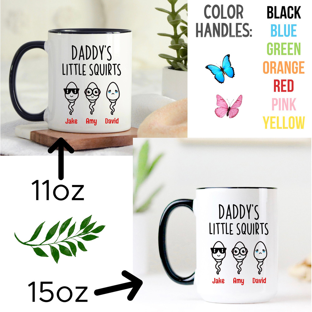 Funny Father's Day Mug, Gift For Dad, Custom Gift For Husband, Father's Day Rude Gift, Dad Mug From Daughter, We Used To Live In Your Balls - 4.jpg