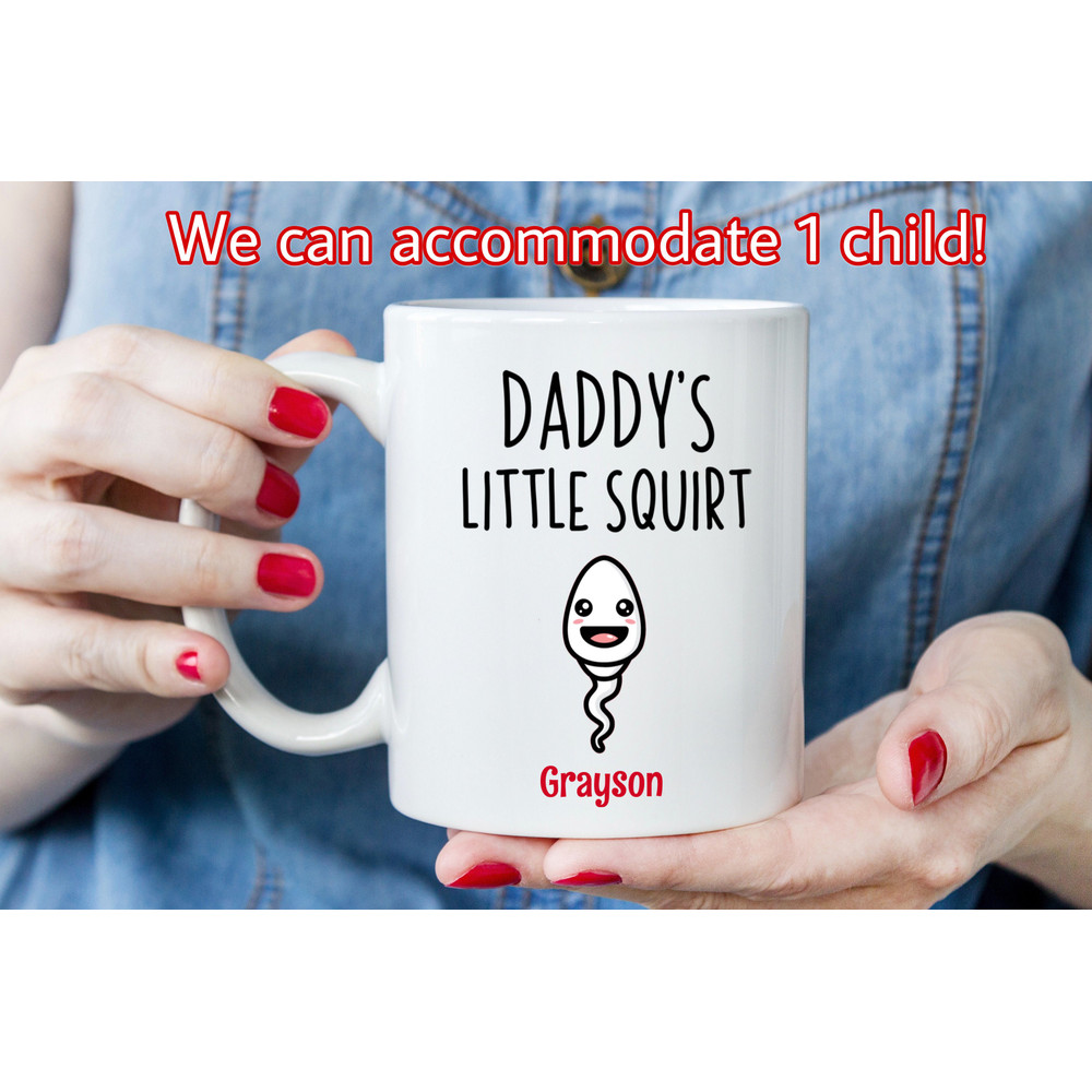 Funny Father's Day Mug, Gift For Dad, Custom Gift For Husband, Father's Day Rude Gift, Dad Mug From Daughter, We Used To Live In Your Balls - 5.jpg