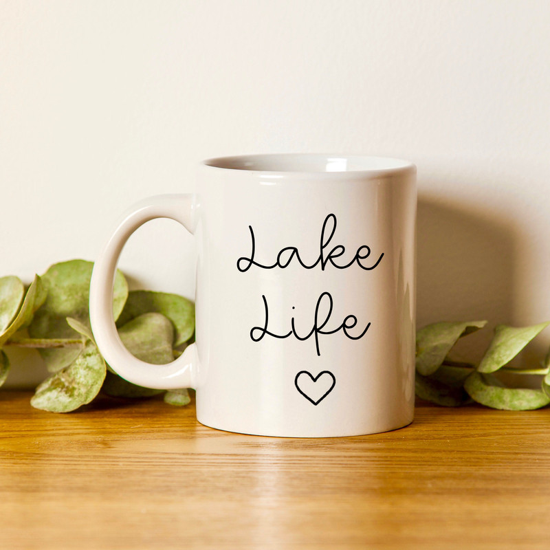 Lake Life Mug, Lake House Gift, Cute Lake House Decor, Aesthetic Lake Gift, Lakehouse Coffee Mug, Gifts For Lake Lovers, Funny Lake, Boat - 2.jpg