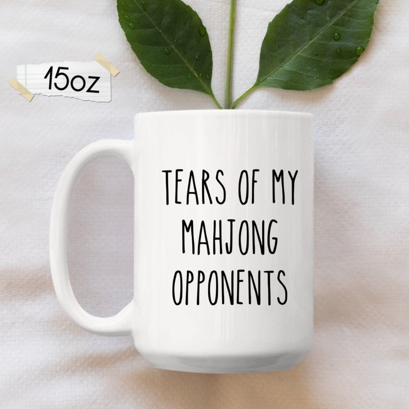 Mahjong Mug, Mahjong Gifts, Tears Of My Mahjong Opponents, China, Mah-Jongg - 2.jpg