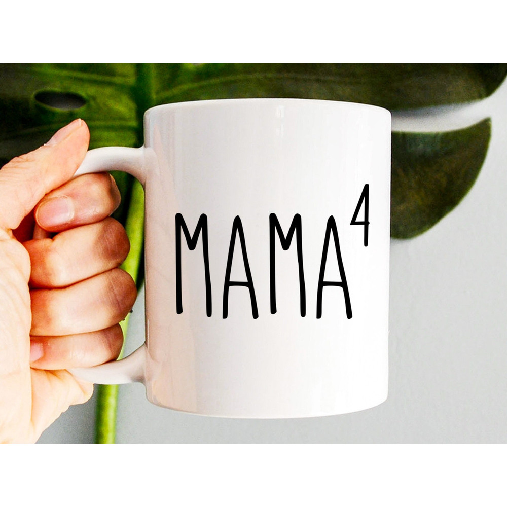 Mama Of Four Mug, Mother Of Four Gift, Funny Mom Mug, New Mom Gift, Mother's Day Gift, Pregnancy Announcement, Mom Of 4, Four Kids - 1.jpg